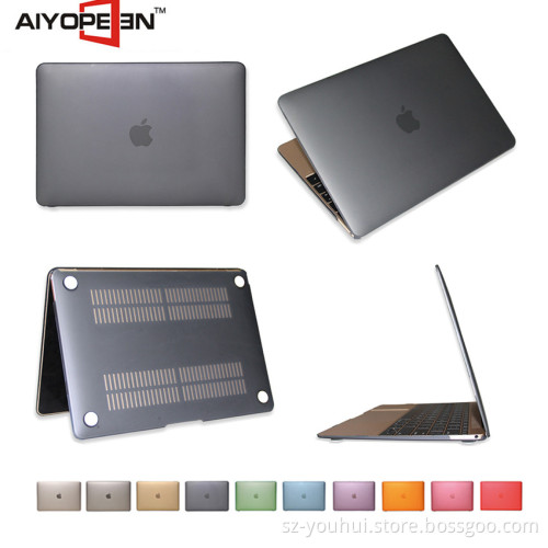 Hot Selling Colorful Translucent Frosted Rubber Case For New Macbook 12" retina